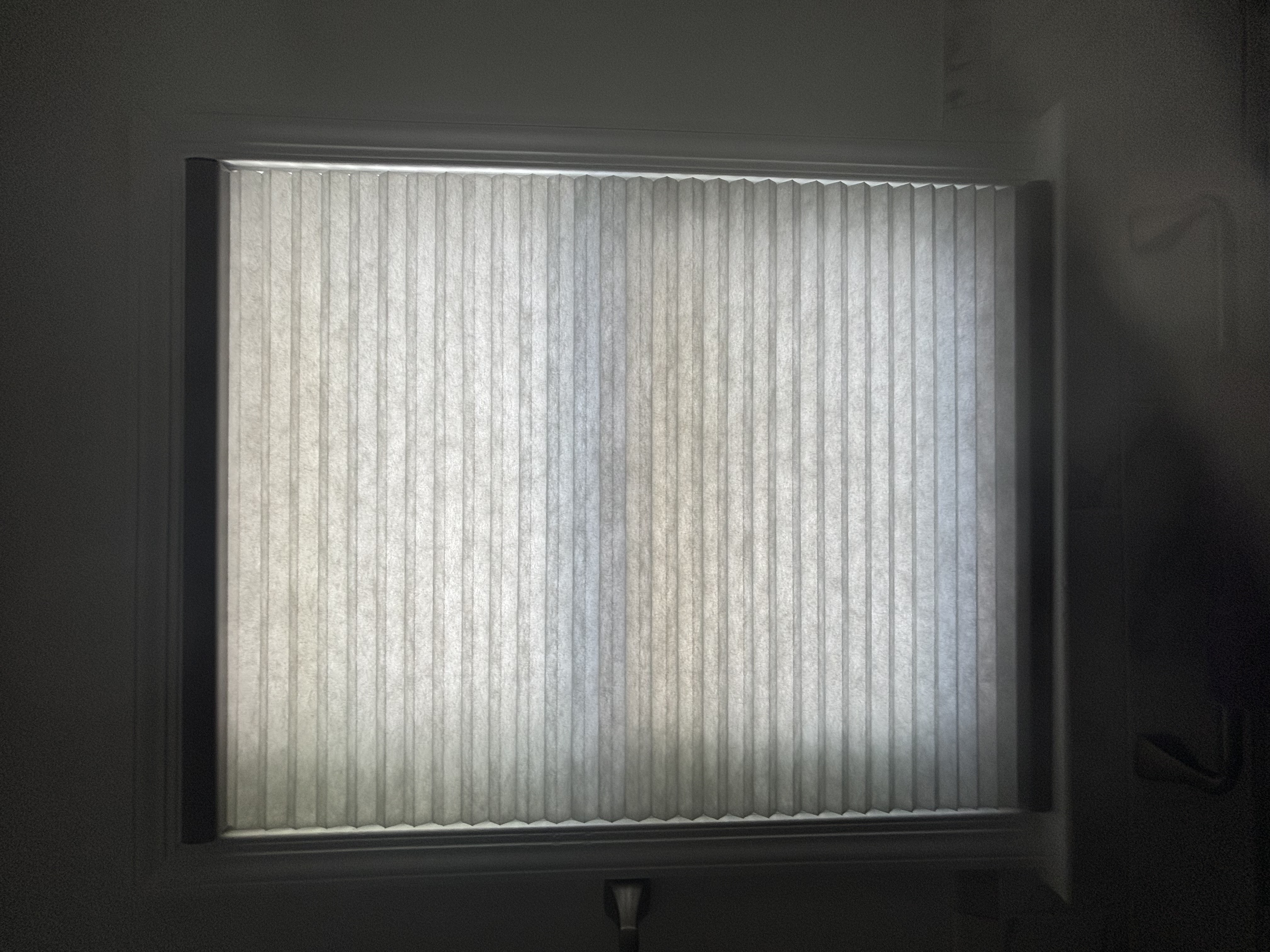Cellular shades installed in 19053